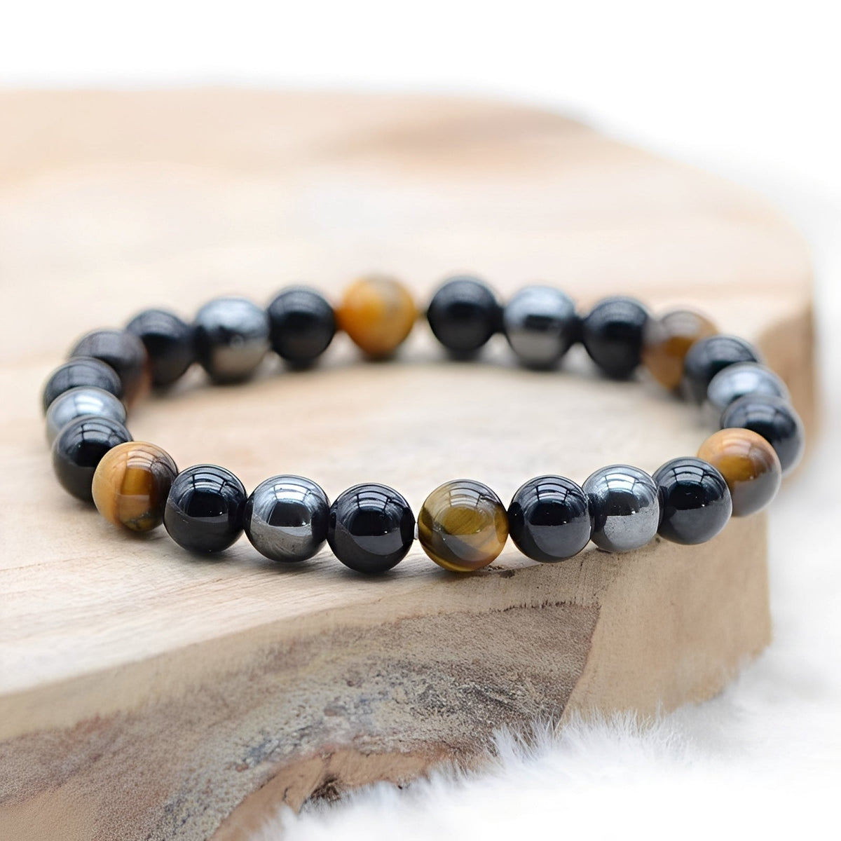 Kiarra – Bracelet with Triple Protection crafted from Natural Stones