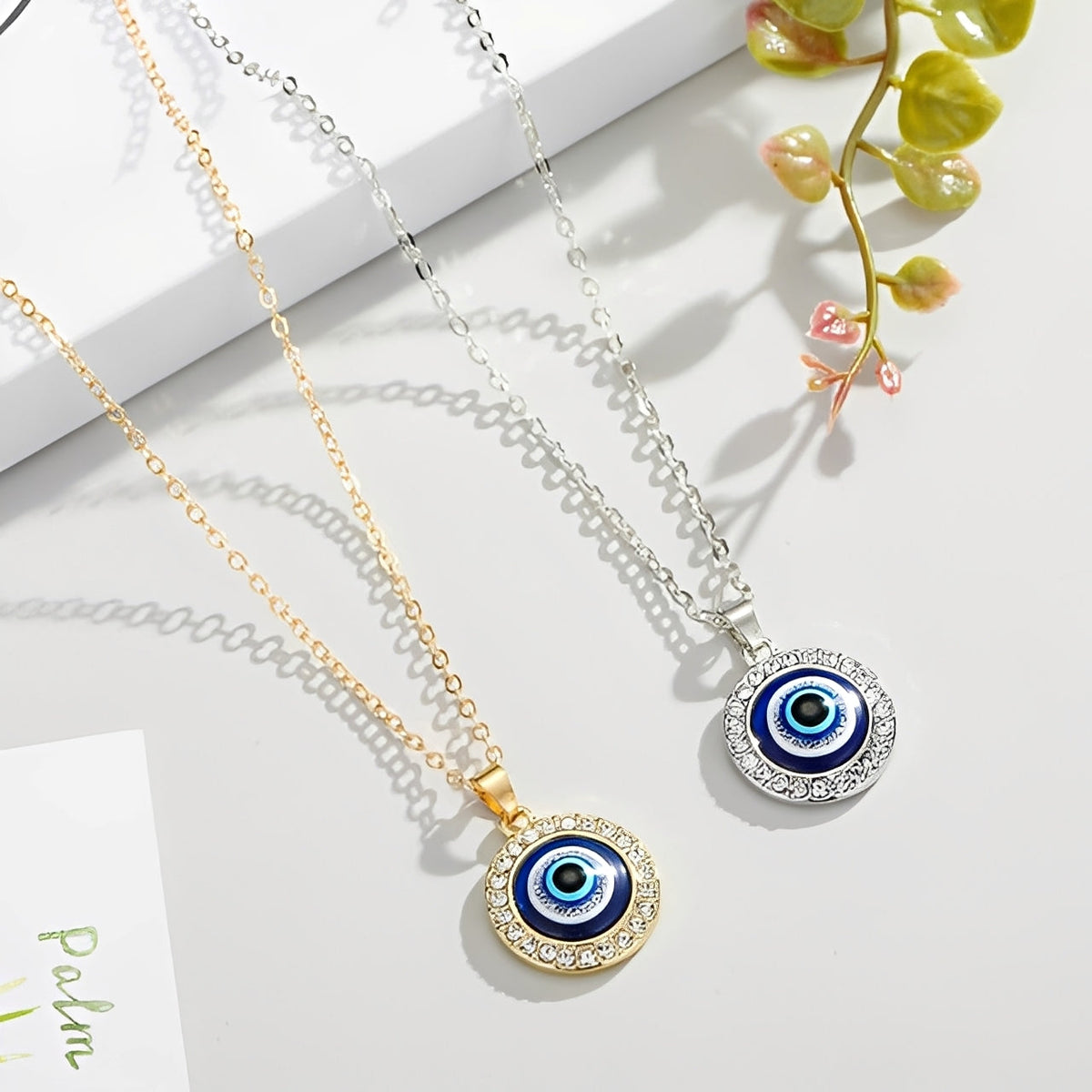 Eleni – Necklace Featuring a Protective Blue Eye Matiasma