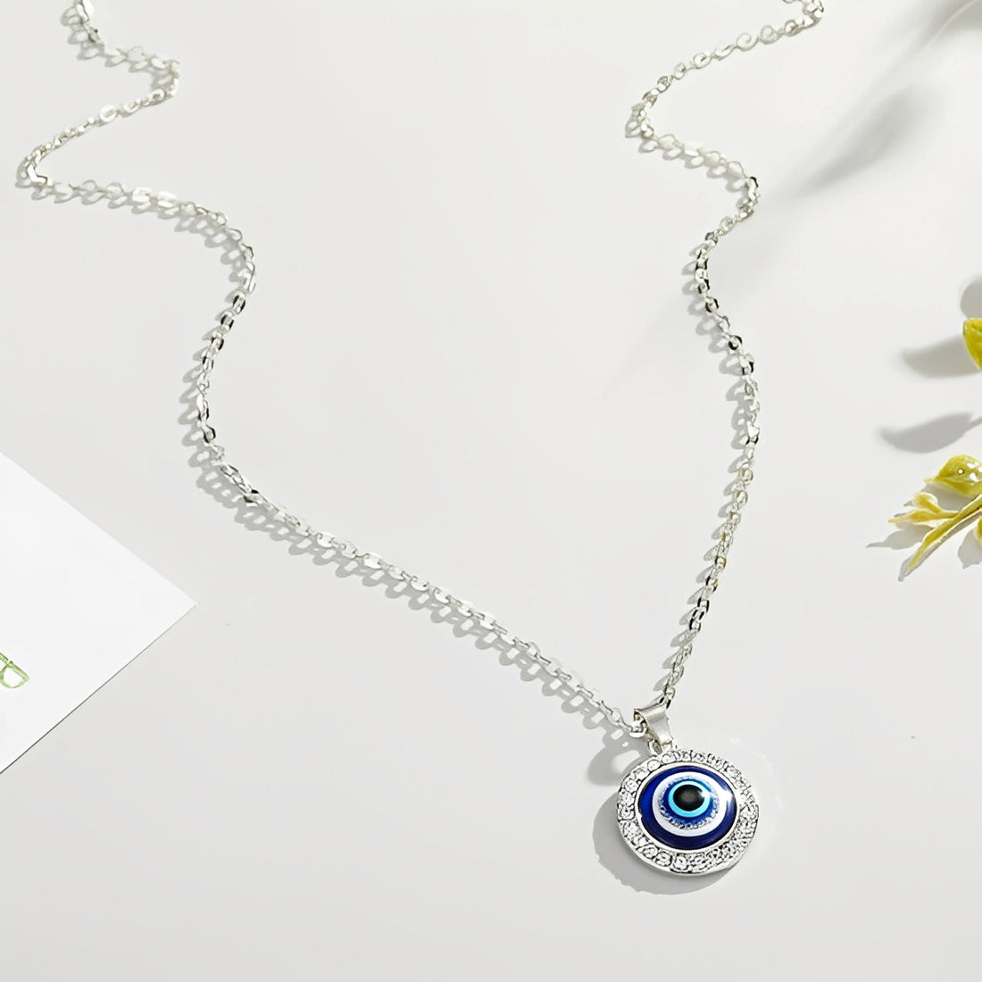 Eleni – Necklace Featuring a Protective Blue Eye Matiasma