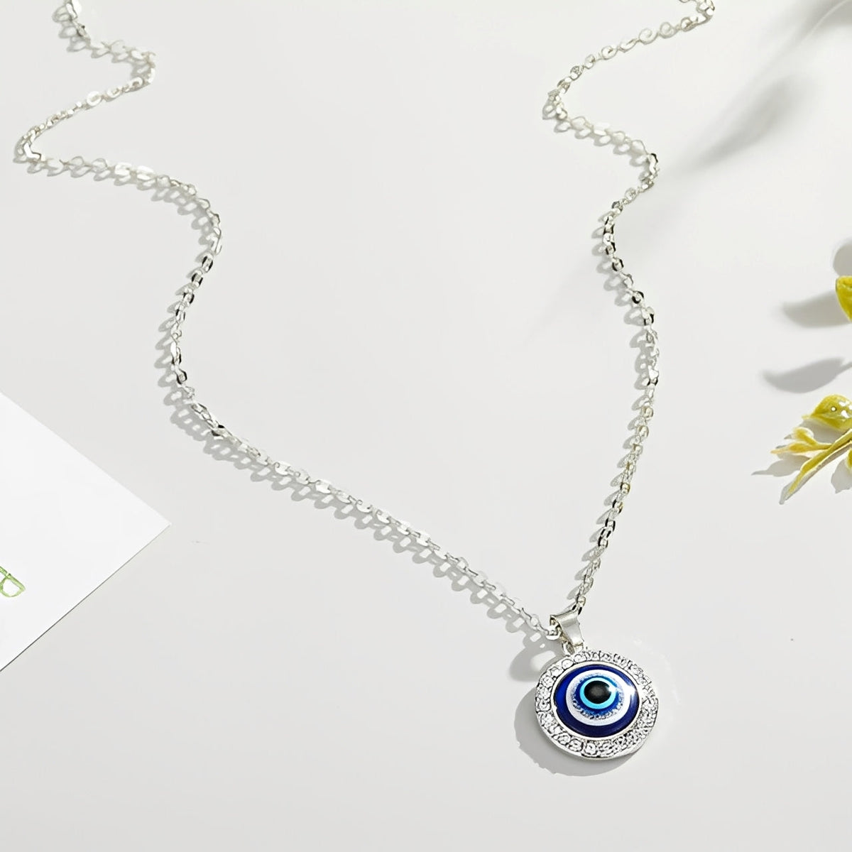 Eleni – Necklace Featuring a Protective Blue Eye Matiasma