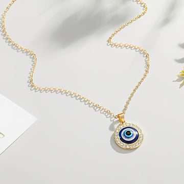 Eleni – Necklace Featuring a Protective Blue Eye Matiasma