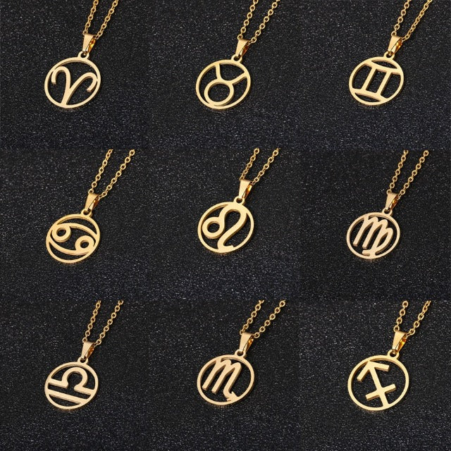 Astra – Zodiac Necklace with Pendant 12 Constellations