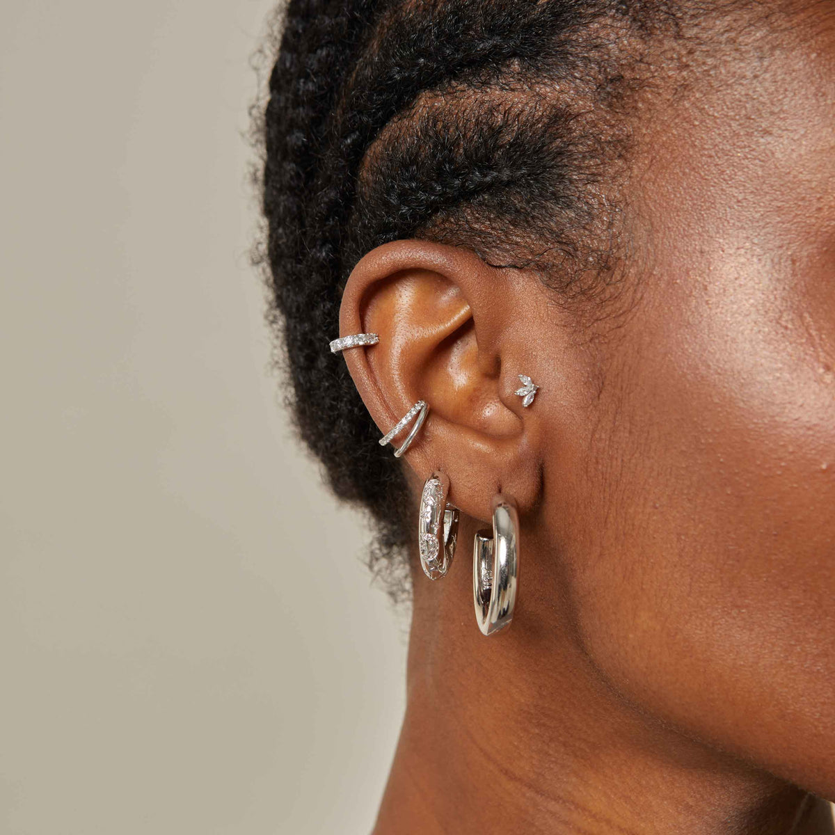 Riley – Silver Ear Cuff