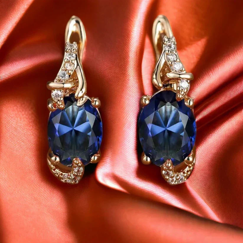 Rania – Gold Earrings Night Royale
