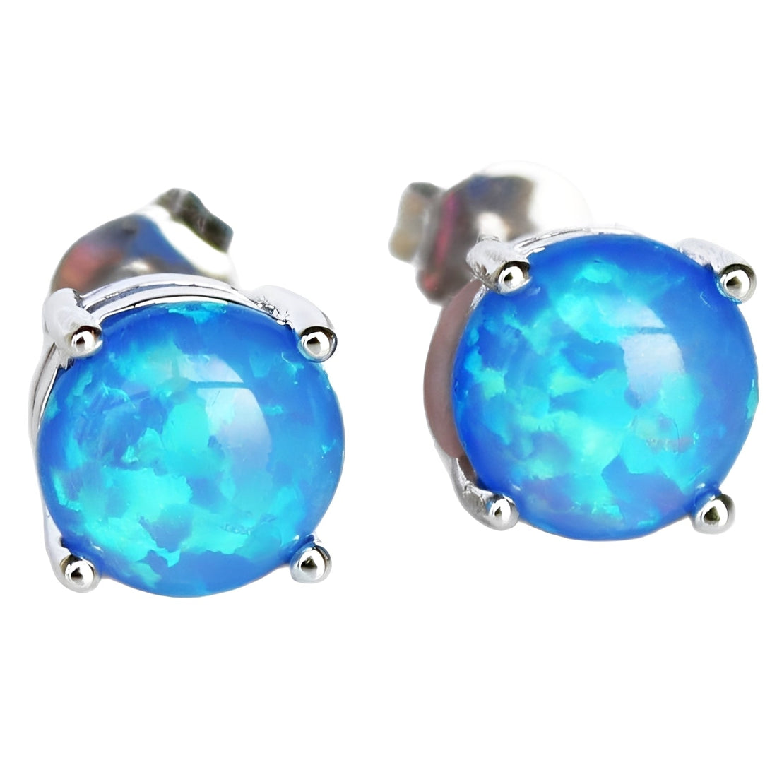 Camille – Chic stud earrings in opal