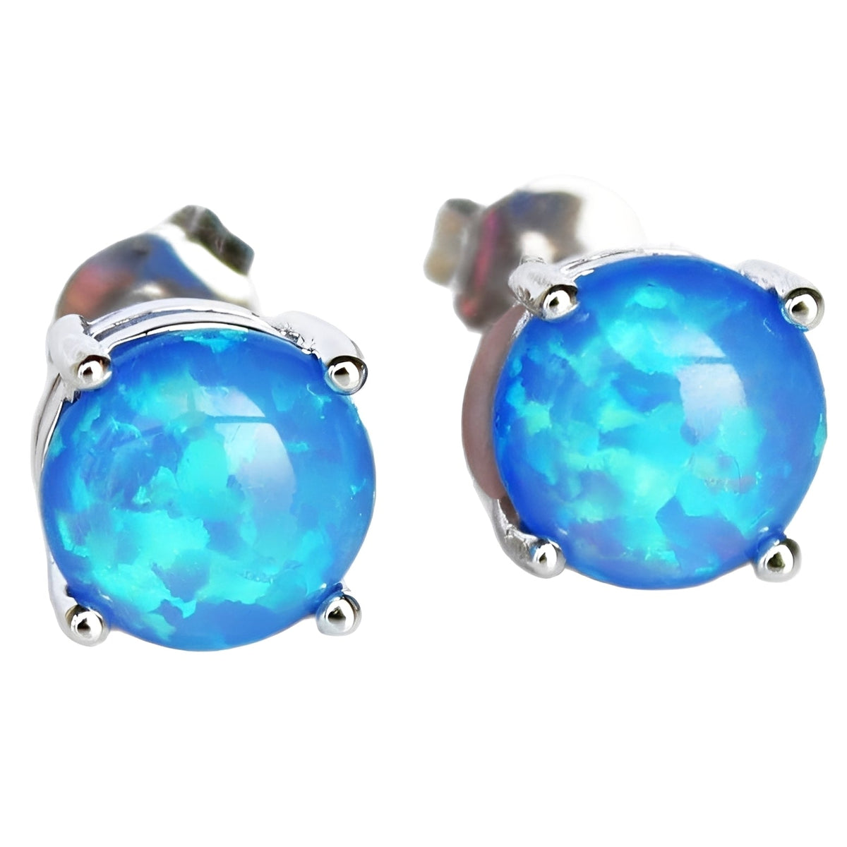Camille – Chic stud earrings in opal