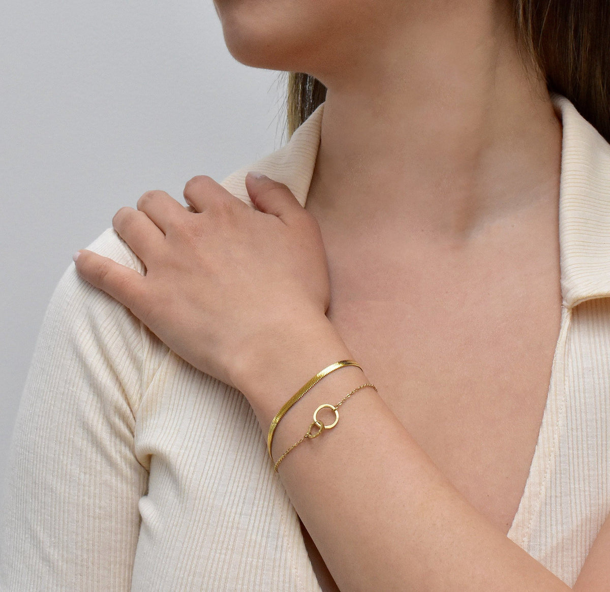 Becca – Bracelet Snake Chain in Gold