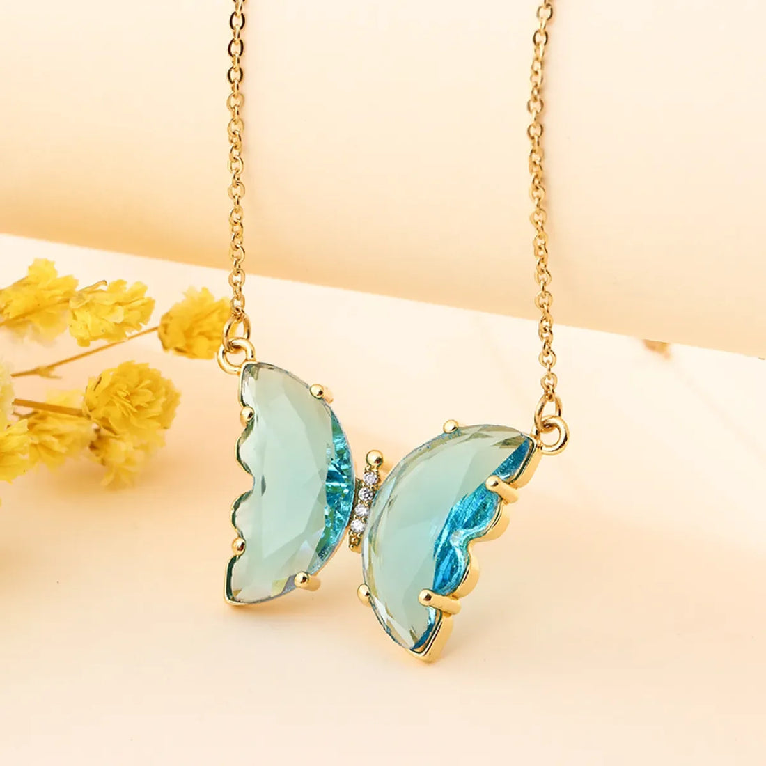 Colorful Petite Butterfly Necklace