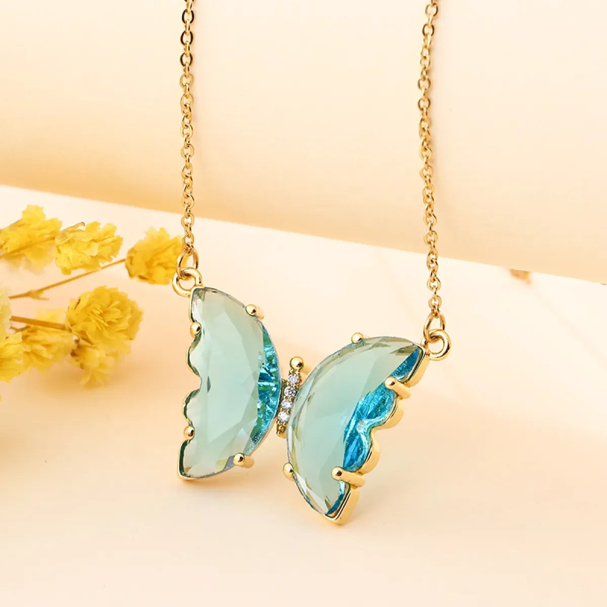 Colorful Petite Butterfly Necklace