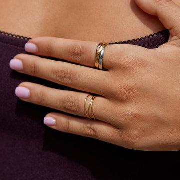 Elena – Chic Triple Ring Available in Three Colors