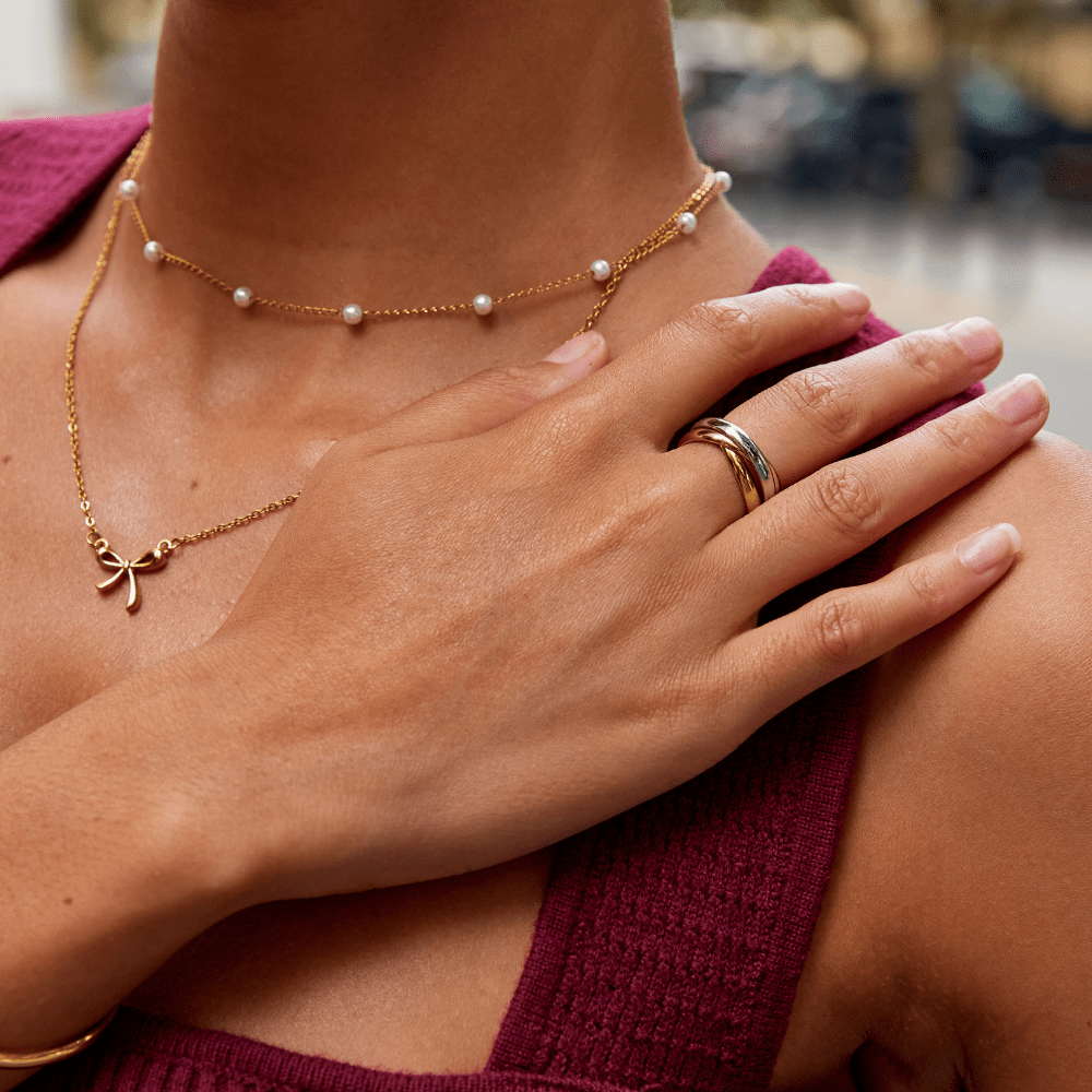 Elena – Chic Triple Ring Available in Three Colors