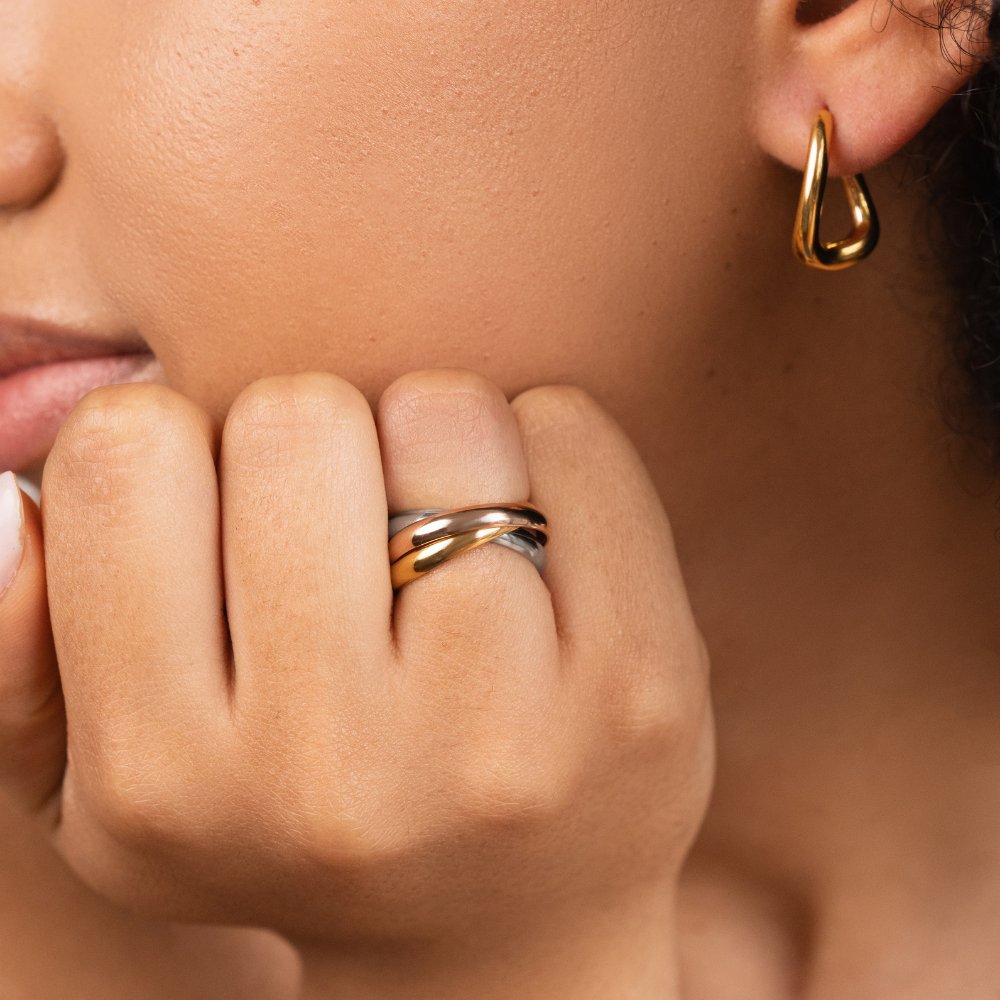 Elena – Chic Triple Ring Available in Three Colors