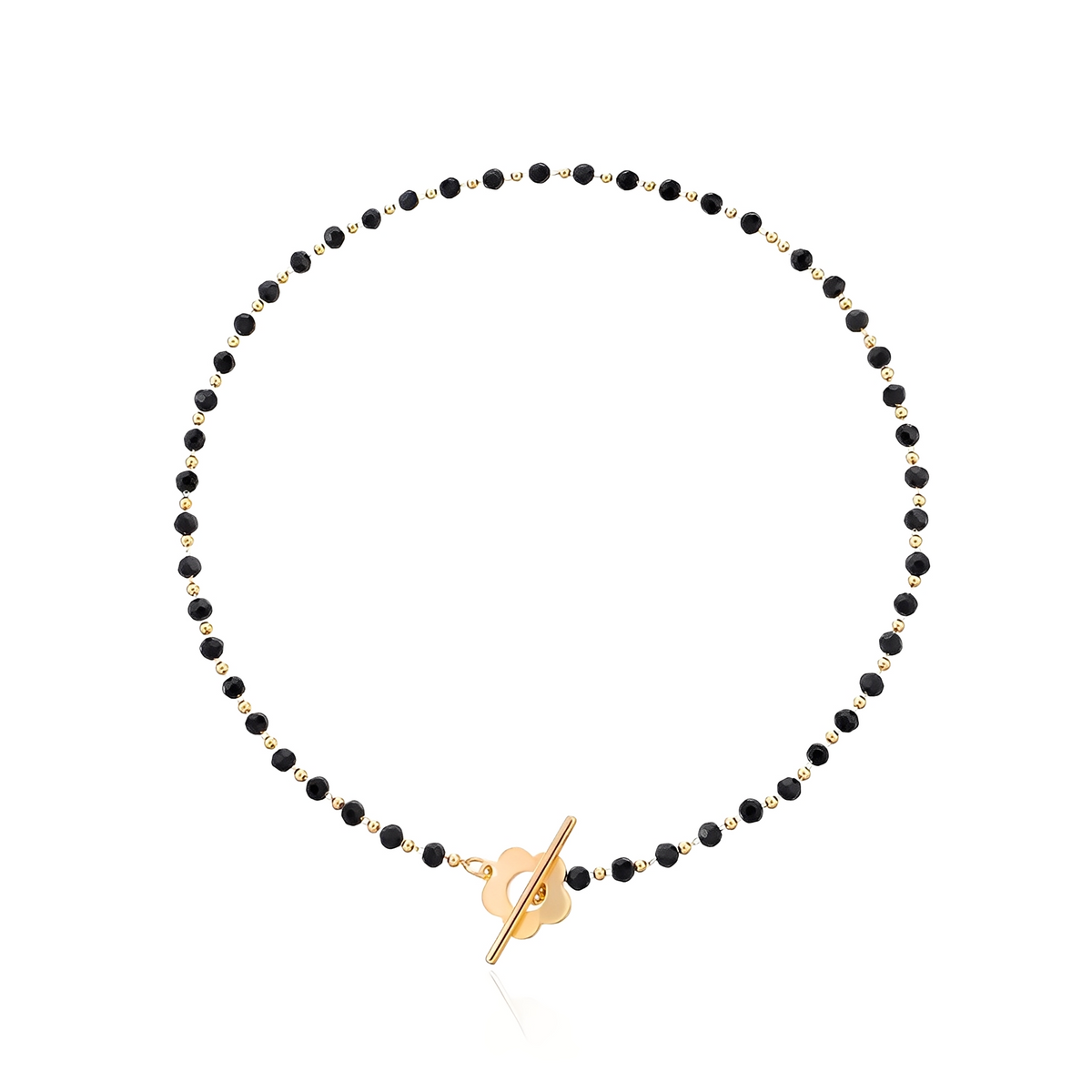 Naya – Choker Necklace with Floral Clasp