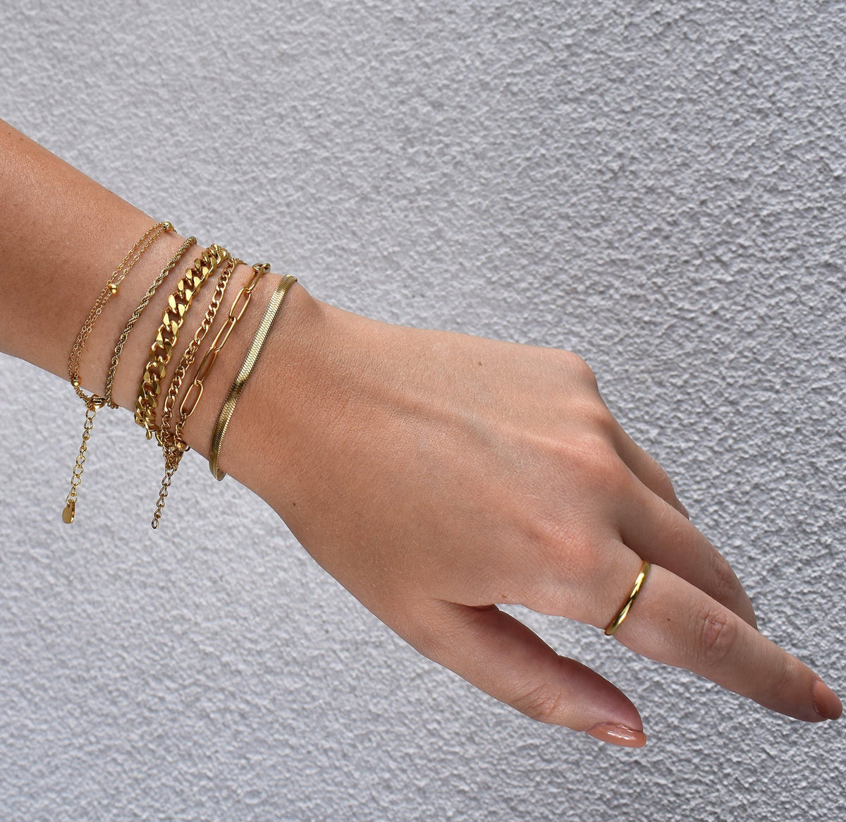 Becca – Bracelet Snake Chain in Gold