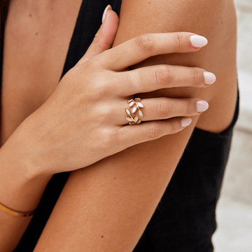 Ysolde – Ring Golden Leaf