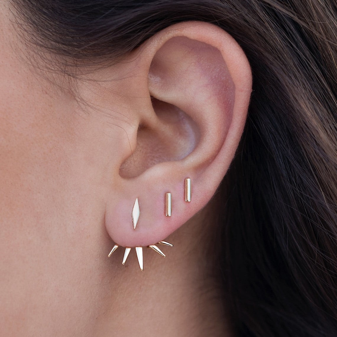 Spike stud earrings - Sleek earrings