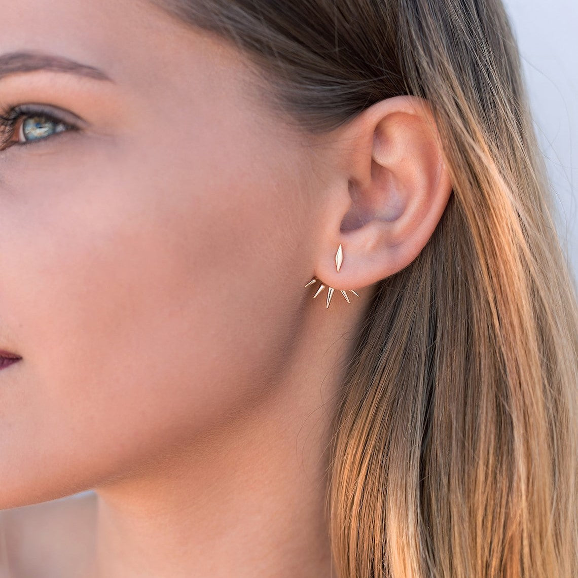 Spike stud earrings - Sleek earrings