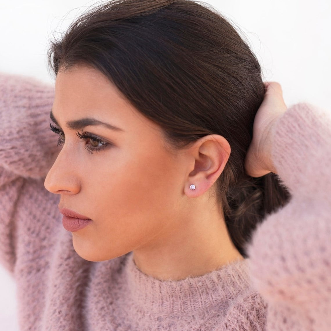 Small Round Dot - Basic Ear Studs