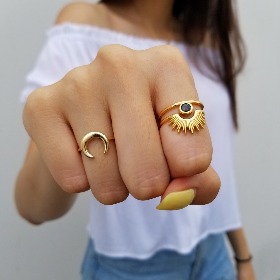 Sunray Ring - Rising Sun Ring