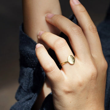 Birthday Flower Ring - Customized Delicate Ring