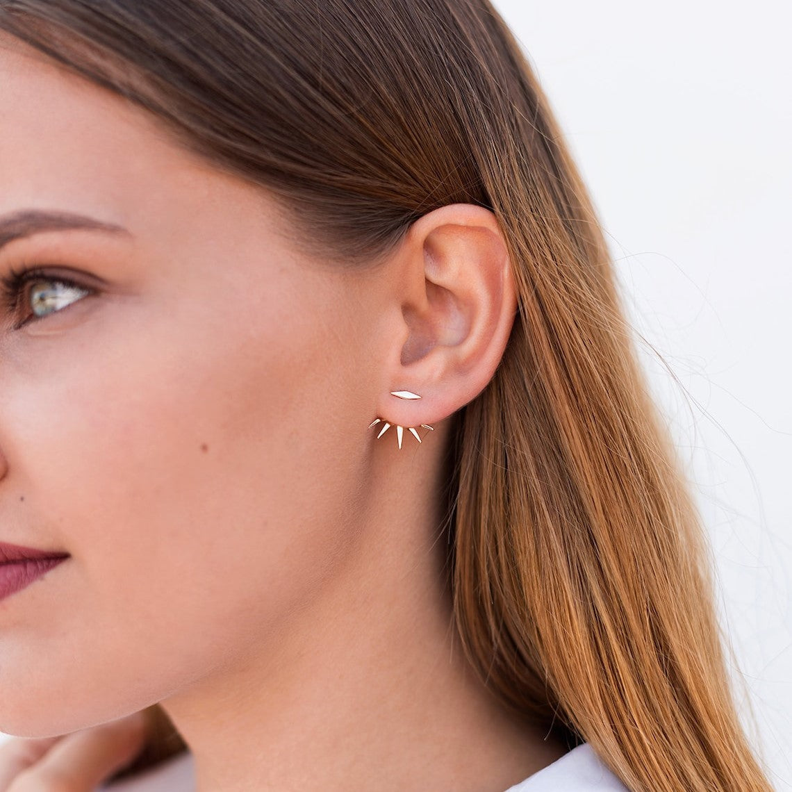 Spike stud earrings - Sleek earrings