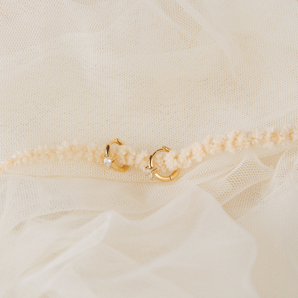 Diamond Earring - Dazzling Huggie Earring