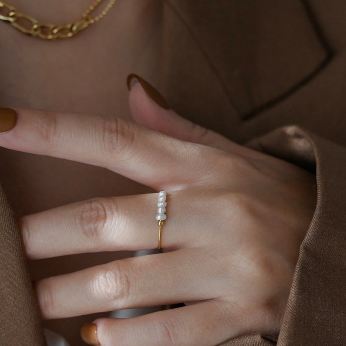 Mini Pearl Ring