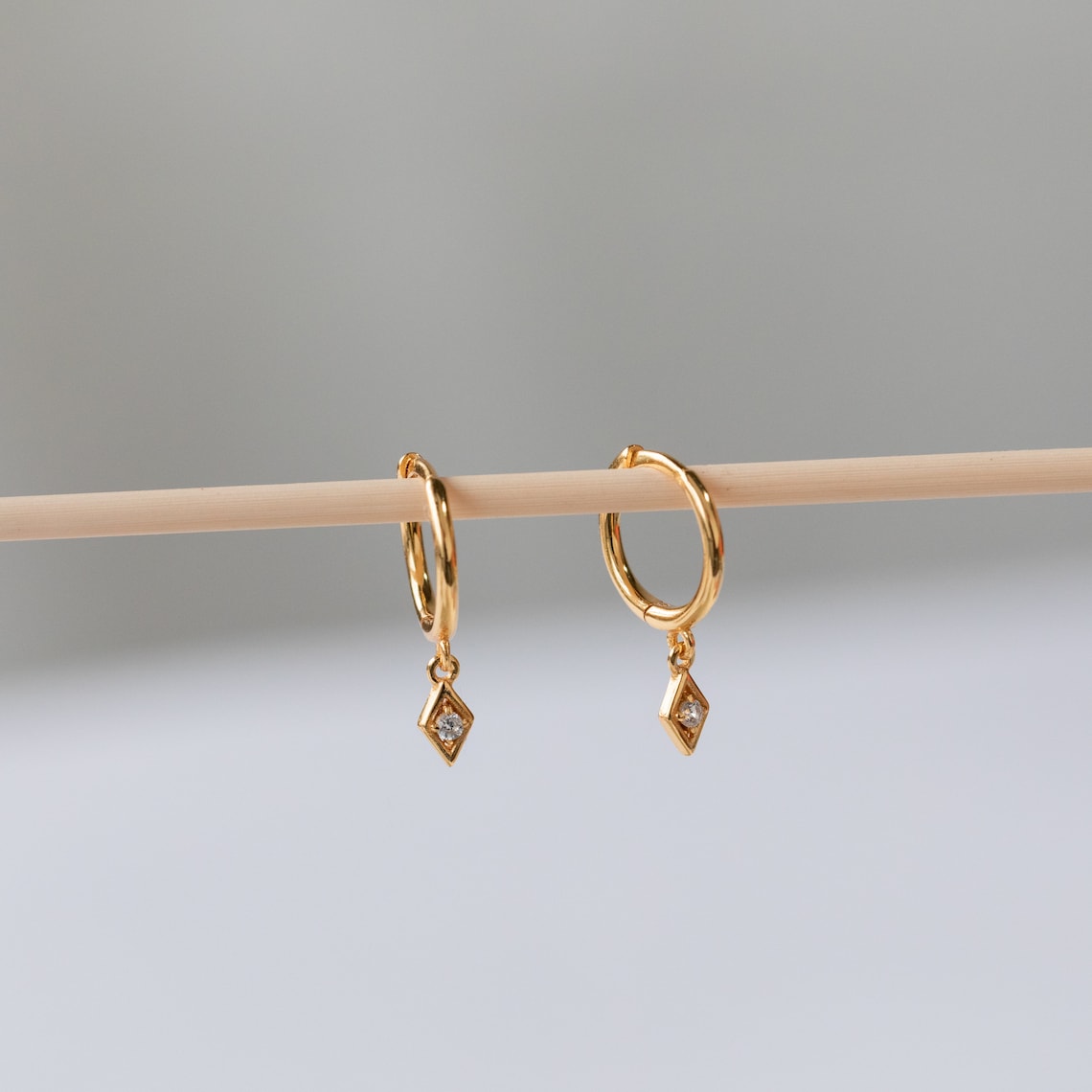 Hanging Earrings - Elegant Diamond Earrings