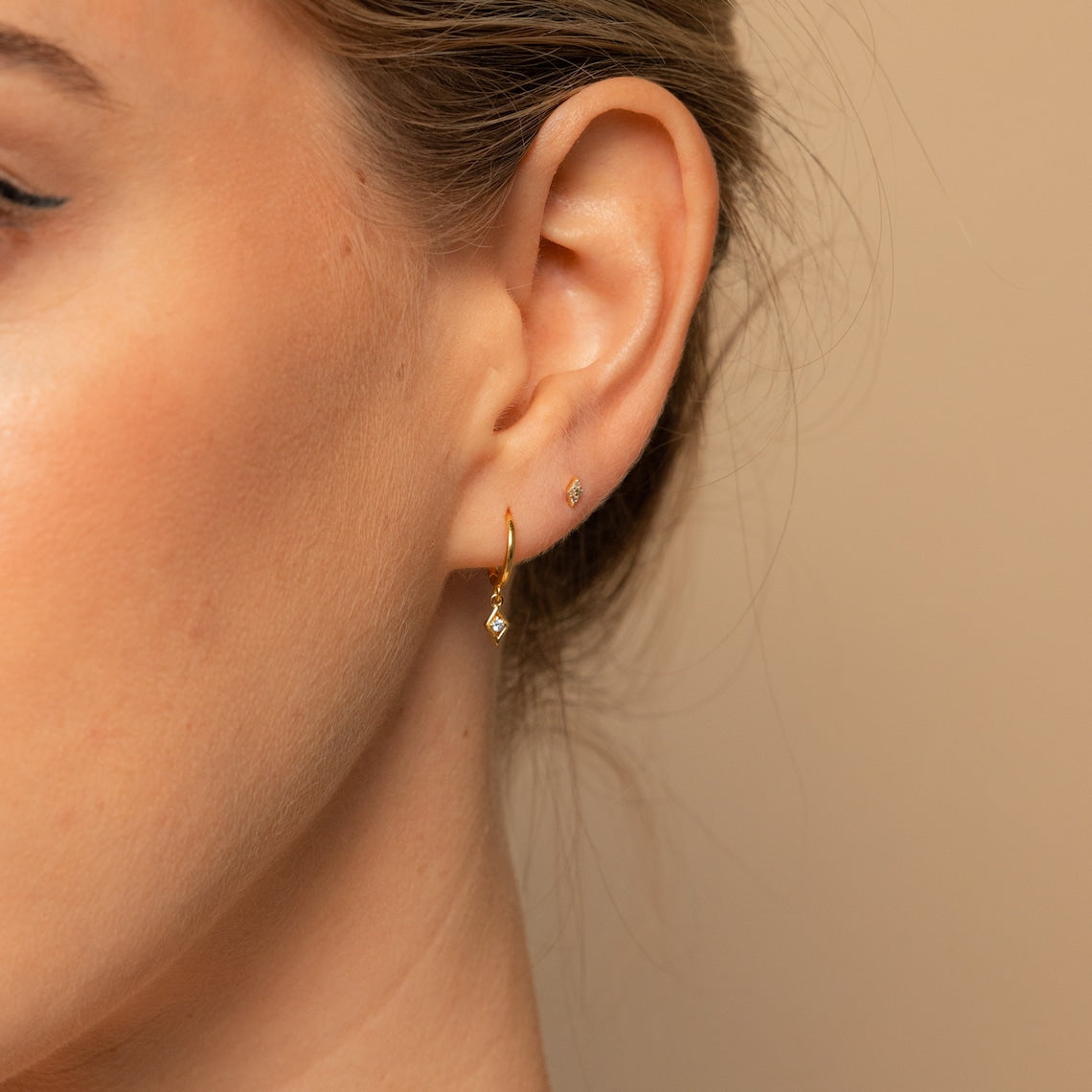 Hanging Earrings - Elegant Diamond Earrings