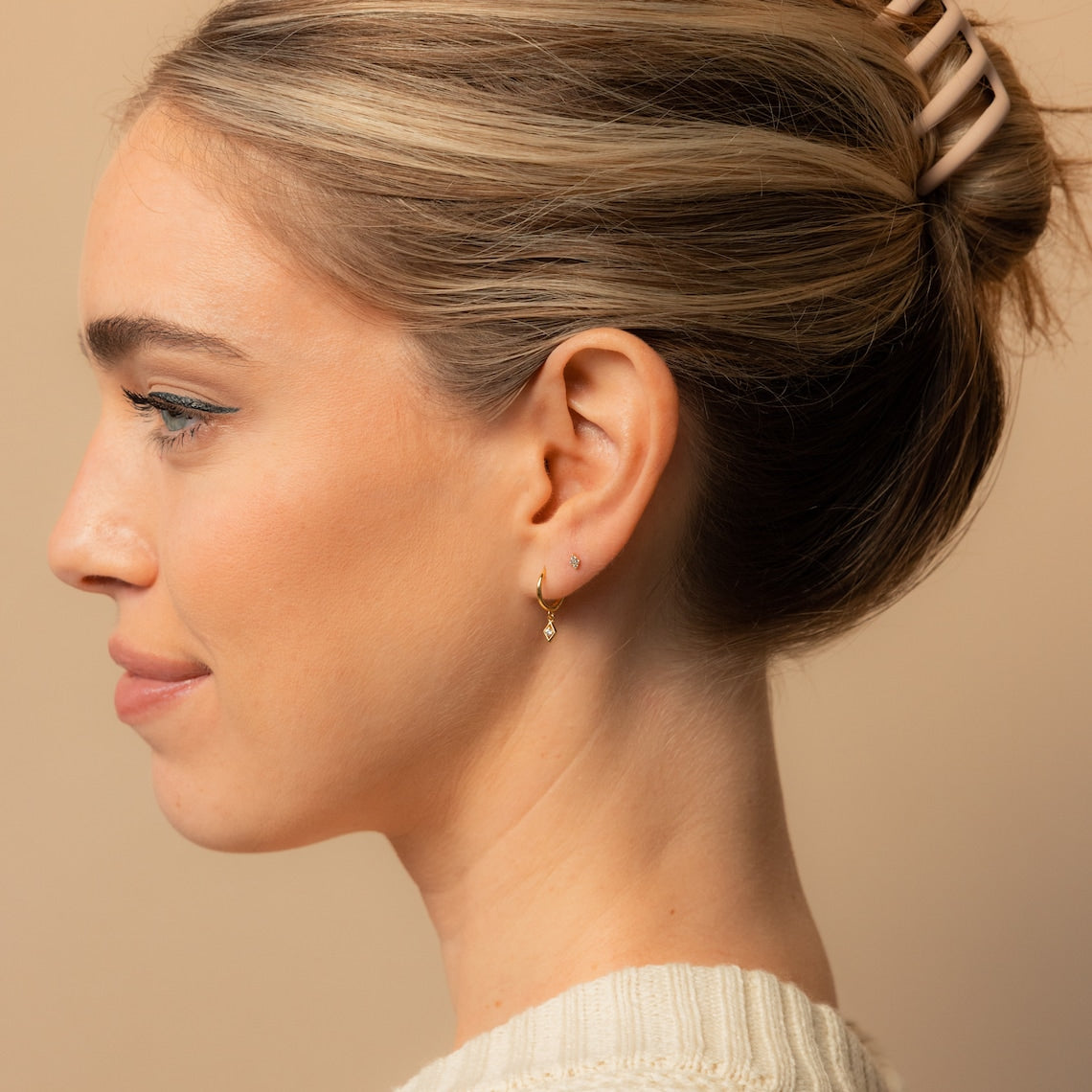Hanging Earrings - Elegant Diamond Earrings