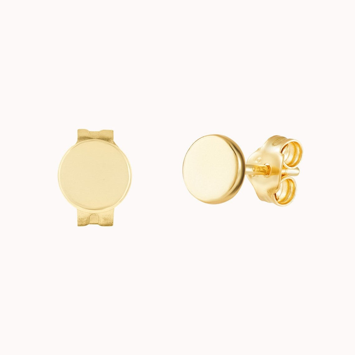 Small Round Dot - Basic Ear Studs