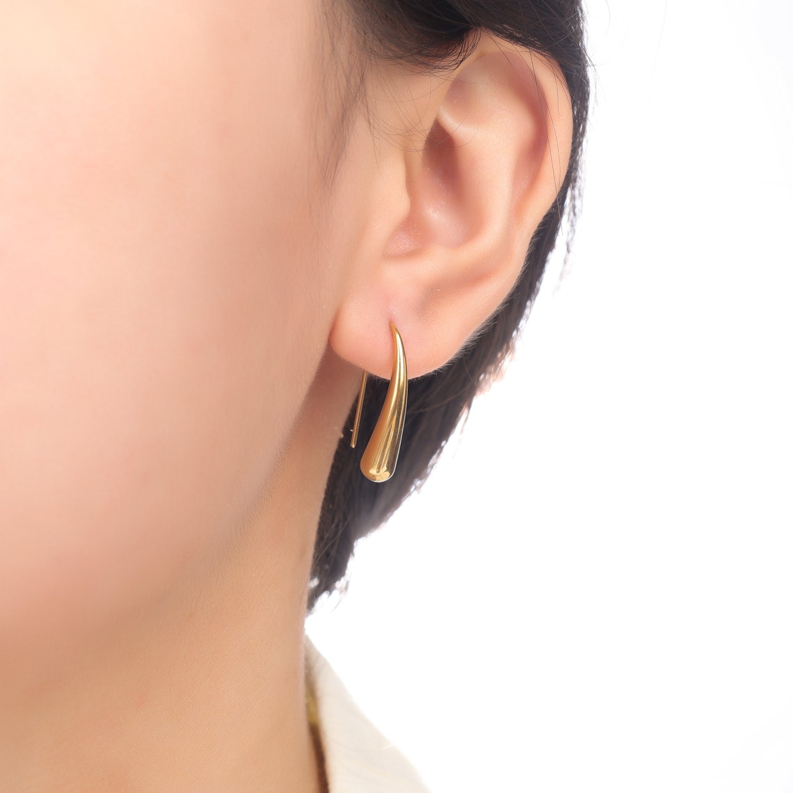 Water Drop - French Hook Earrings