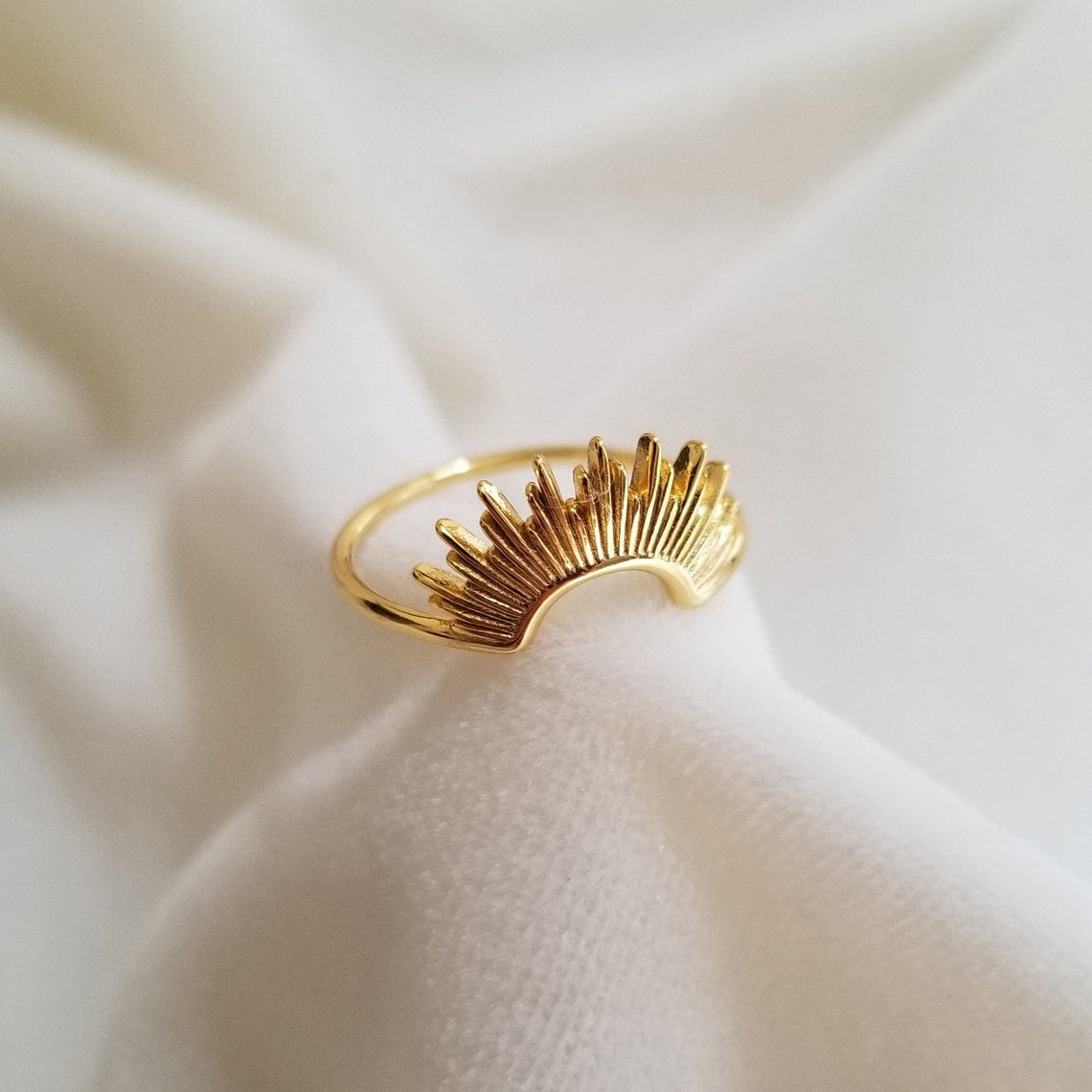 Sunray Ring - Rising Sun Ring