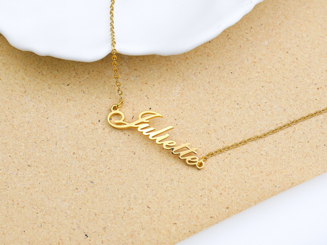 Custom Gold Name Anklet - Featuring Your Name