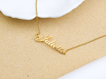 Custom Gold Name Anklet - Featuring Your Name