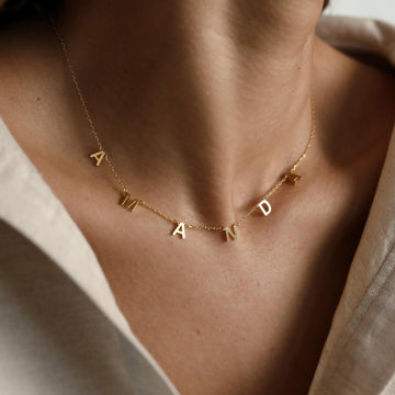 Personalized Letter Necklace - Name Necklace