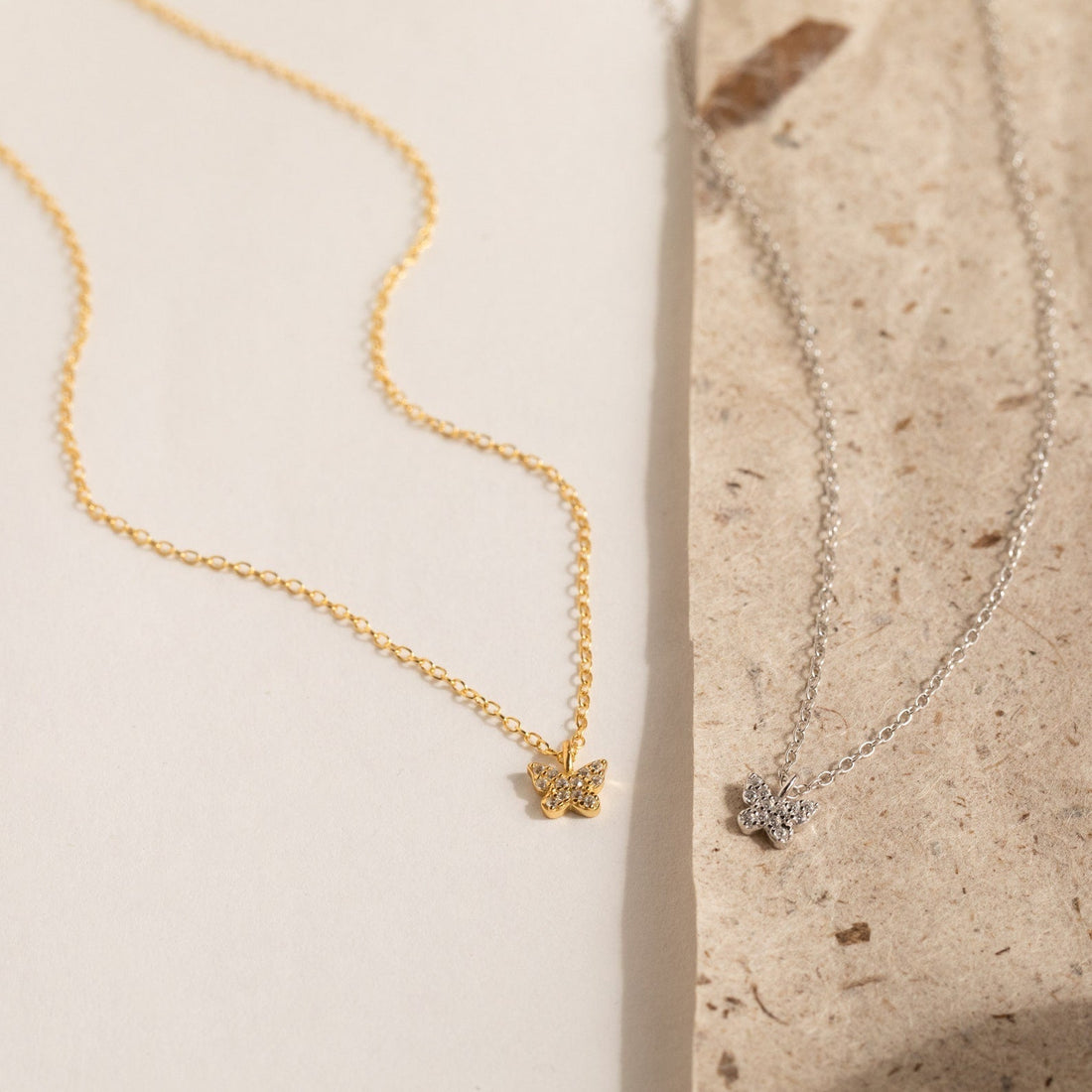 Mandy – Necklace Butterfly Pavé