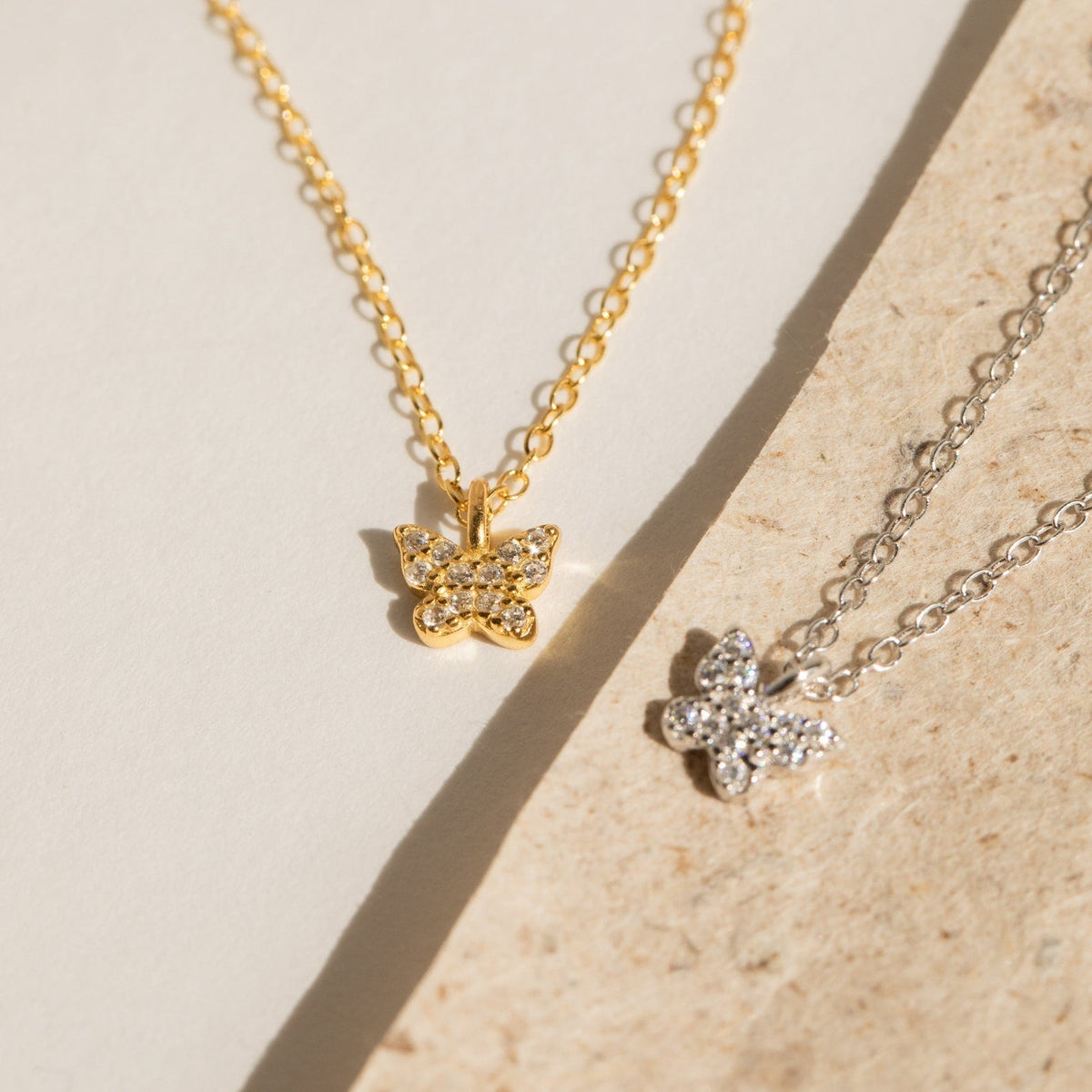 Mandy – Necklace Butterfly Pavé