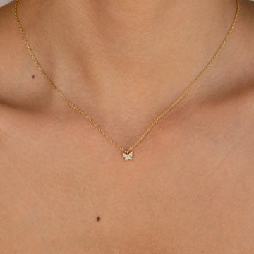 Mandy – Necklace Butterfly Pavé