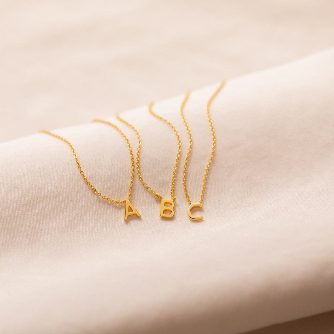 Jasmine – Elegant Necklace with Customized Initial