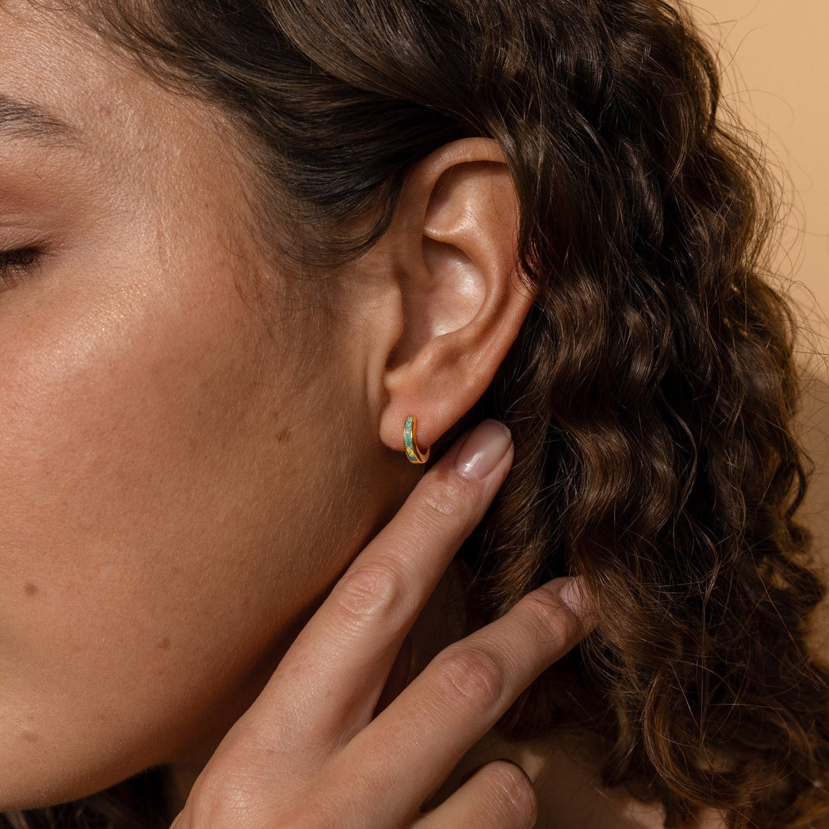 Opal Inlay Rings - Opal Ear Accessories