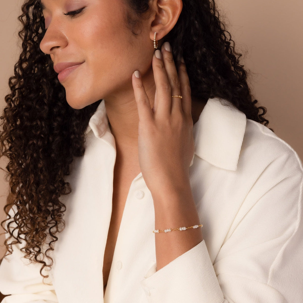 Hailey – Station Bead Bracelet