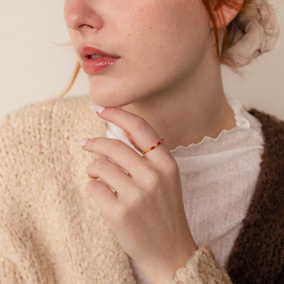 Quinn – Triple Marquise Ring