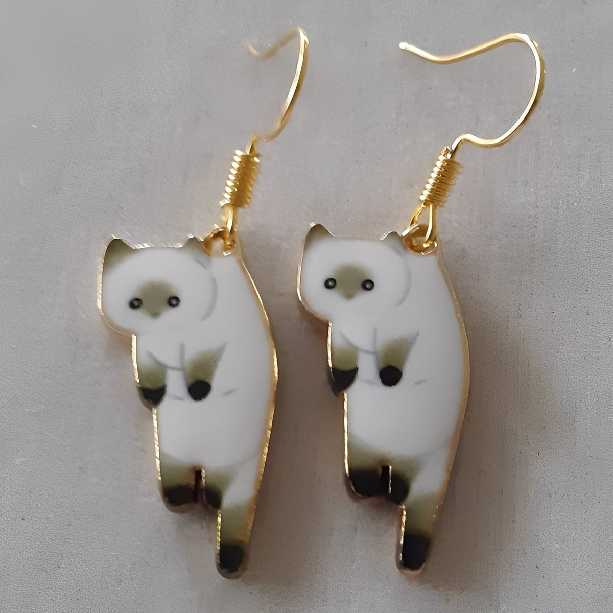Kate – Hanging Earrings Cat