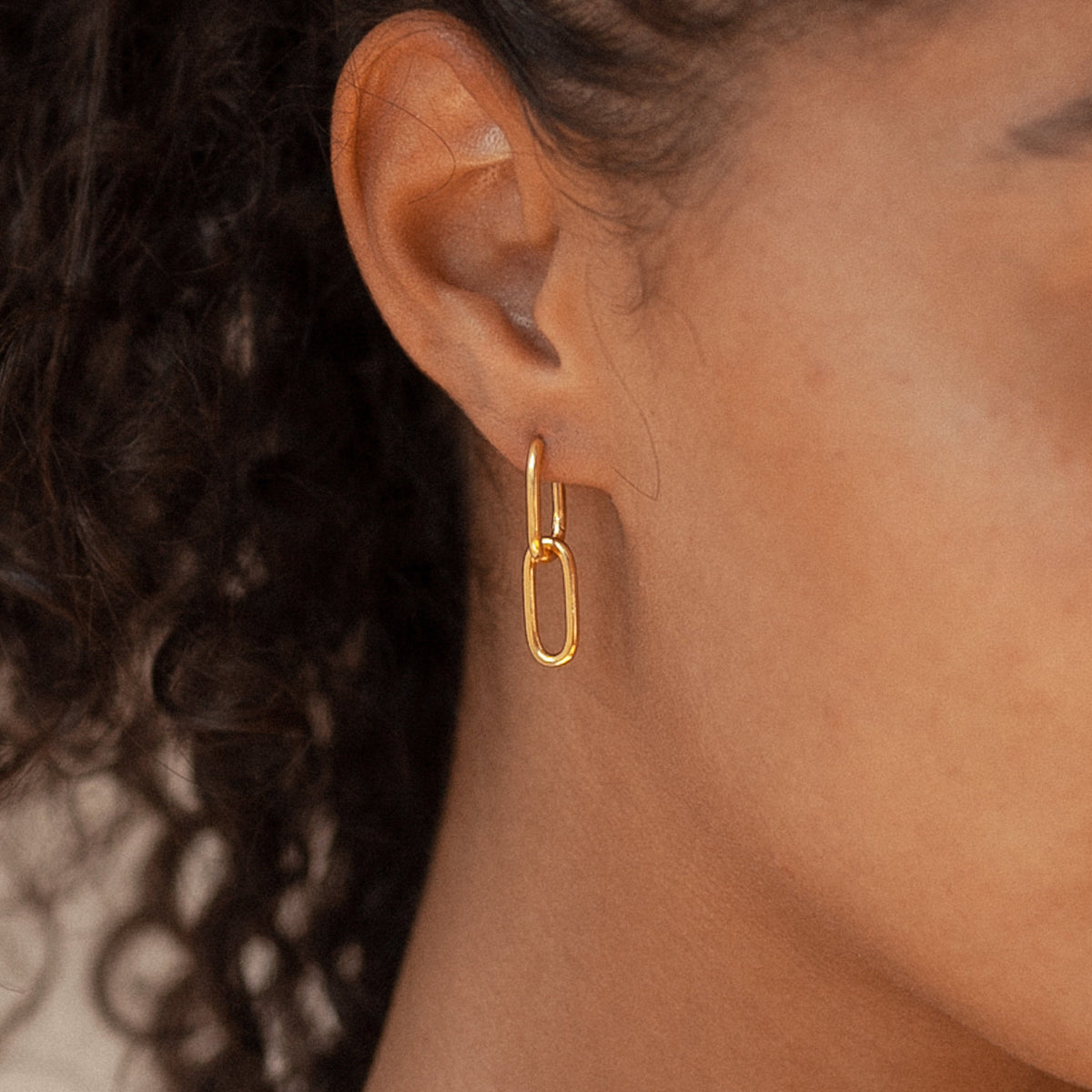Link Earrings - Two-Piece Dangle Earrings