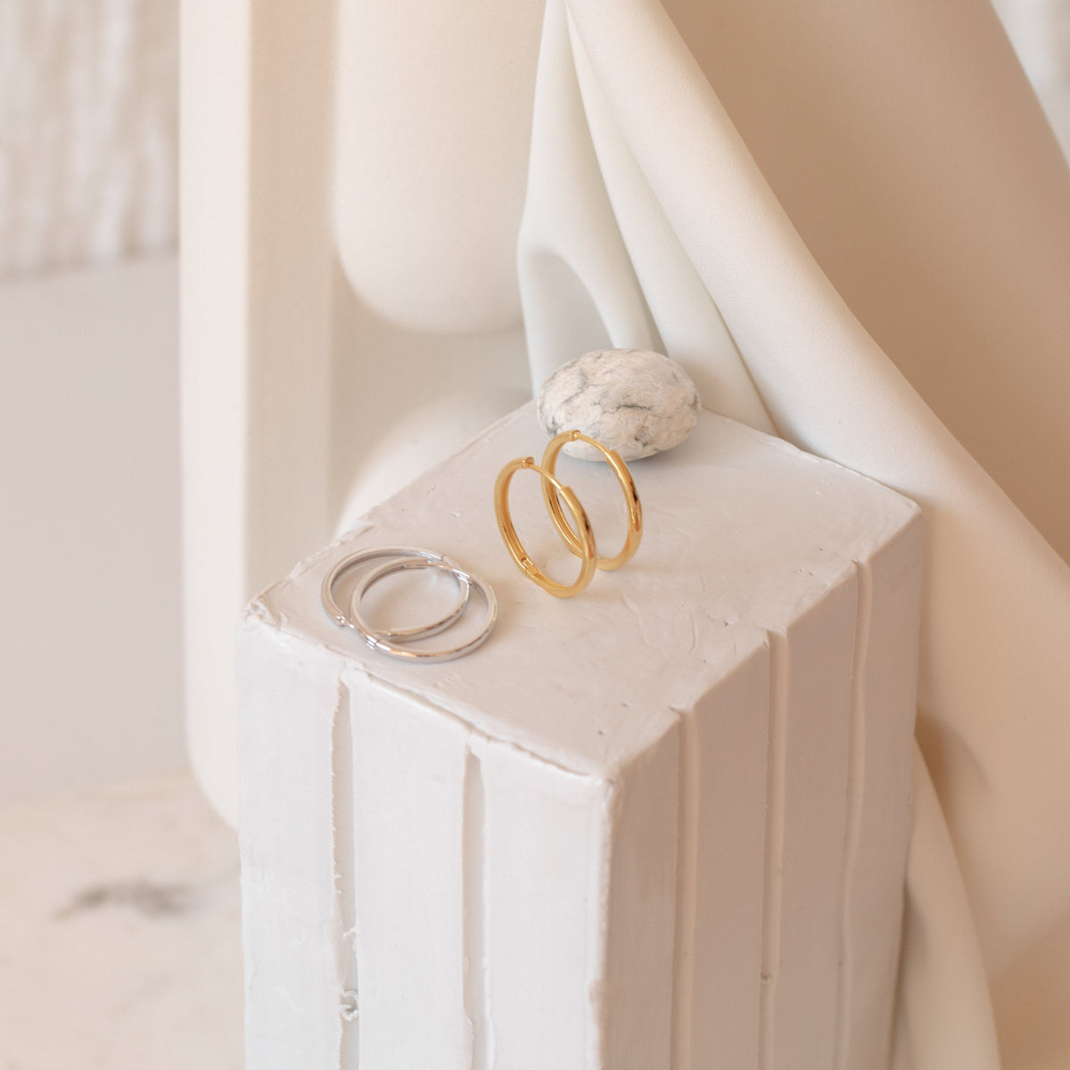 Classic Hoop - Midi Dangle Hoops