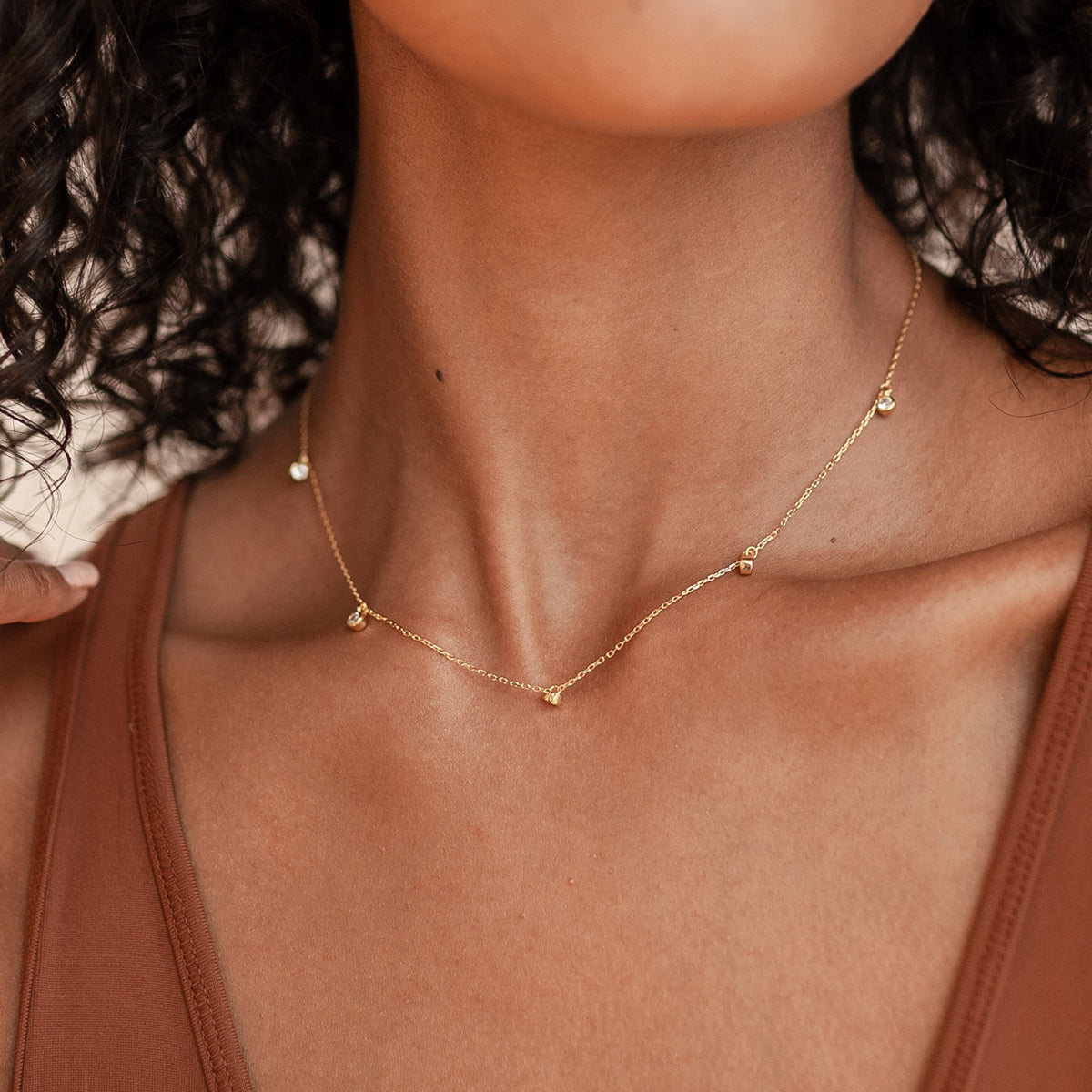 Tilly – Necklace Station Diamond