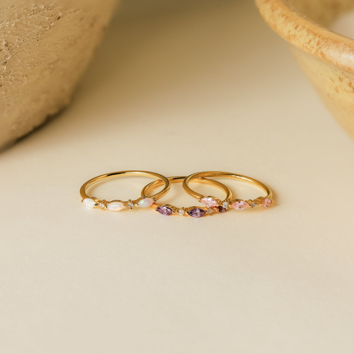 Quinn – Triple Marquise Ring