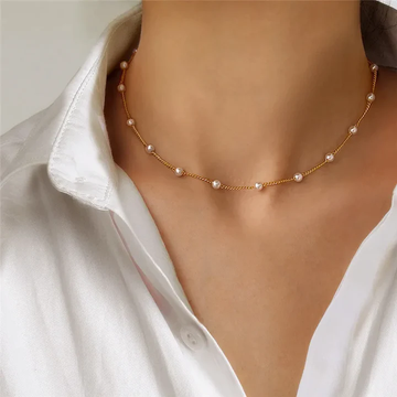 Noelia – Elegant Necklace with Petite Pearl