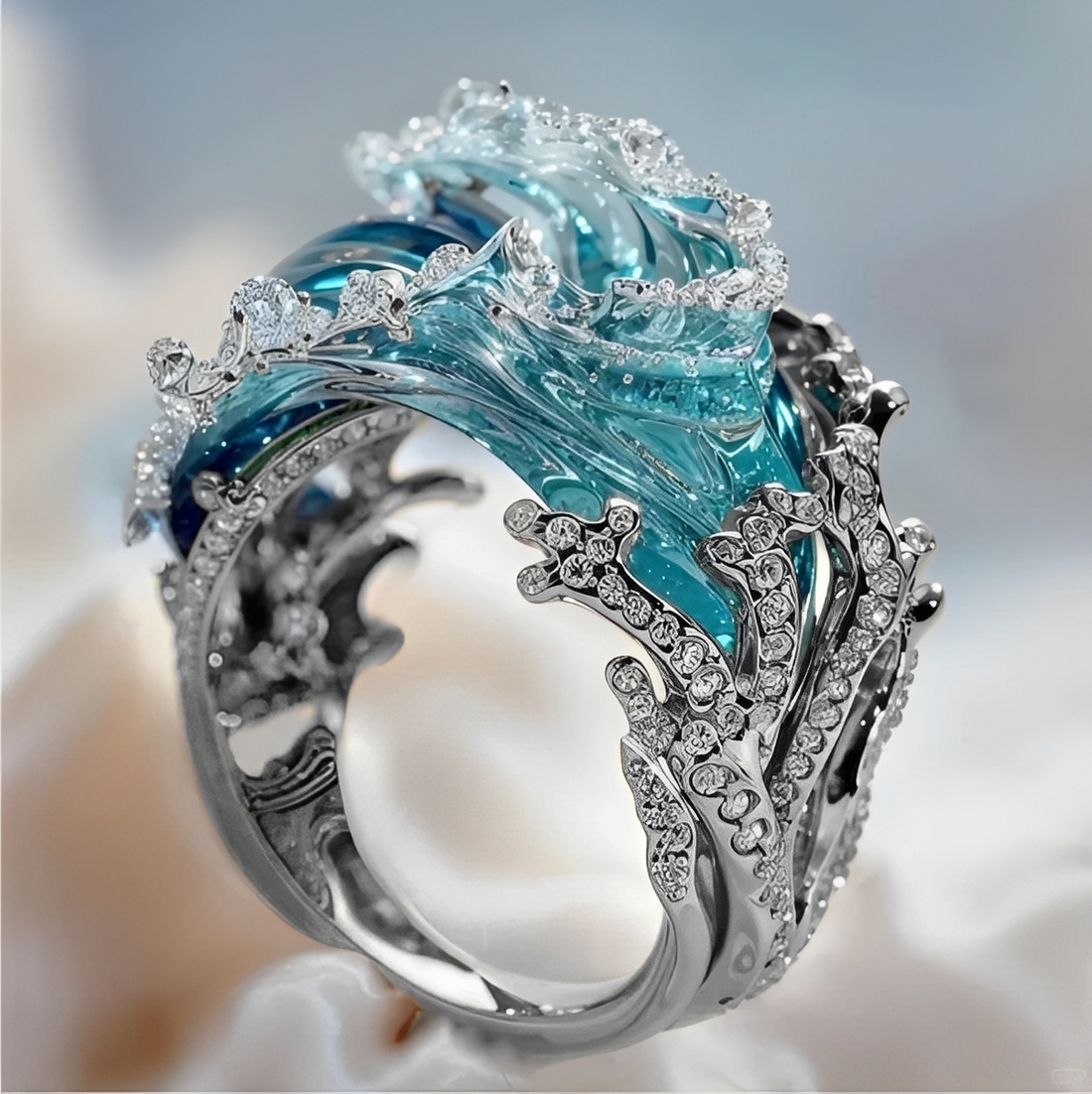 Mireya – Ring with the Eternal Whisper of the Sea